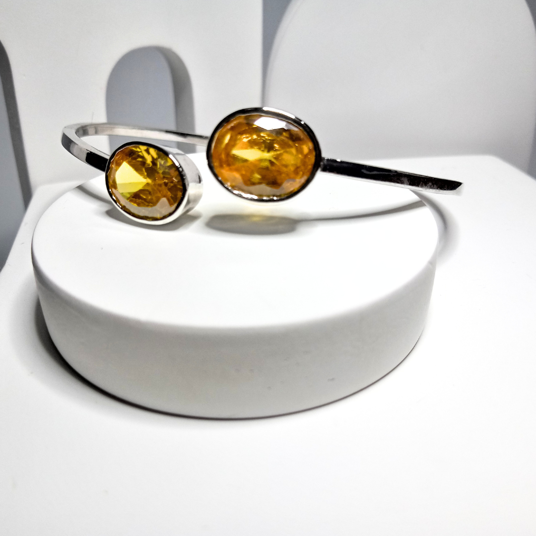 Sunshine Serenity Silver Bracelet