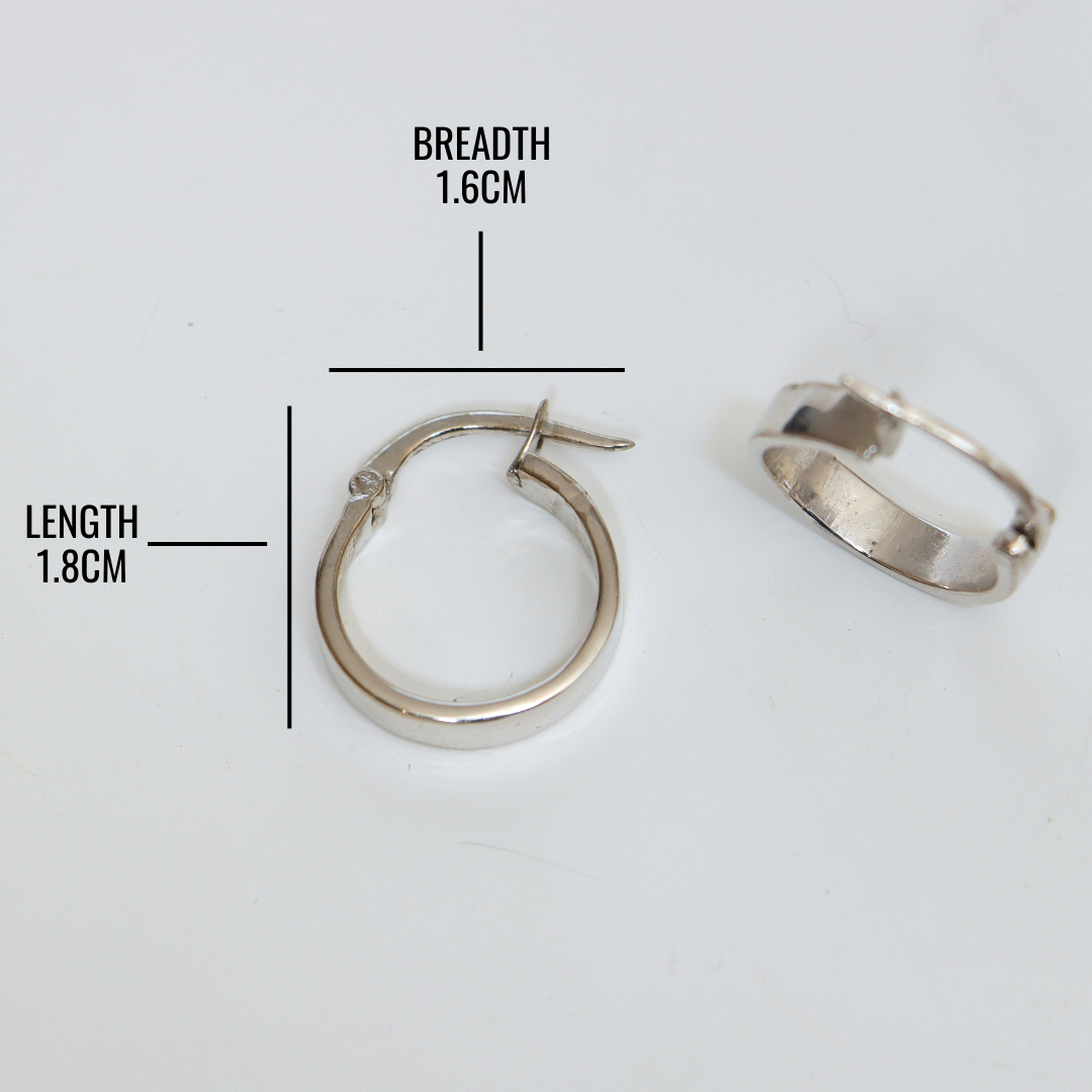 Silver Mini Hoop Earring
