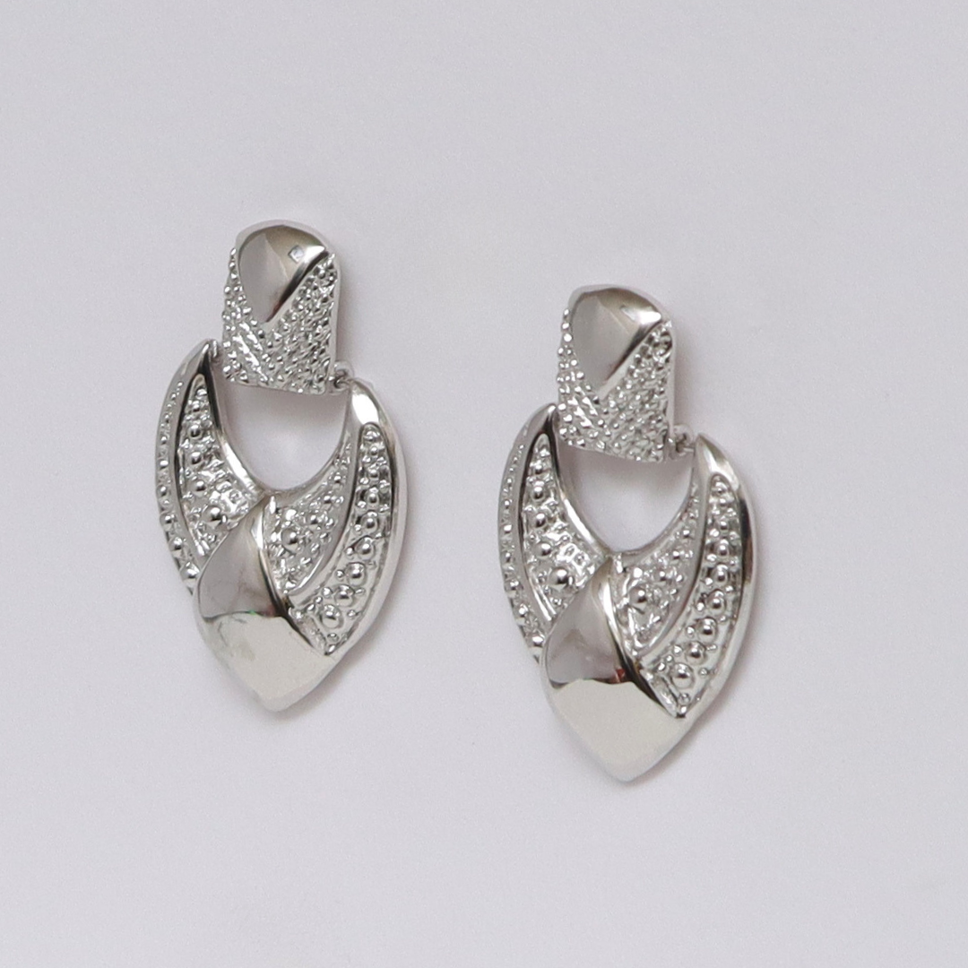 Silver Betel Earring