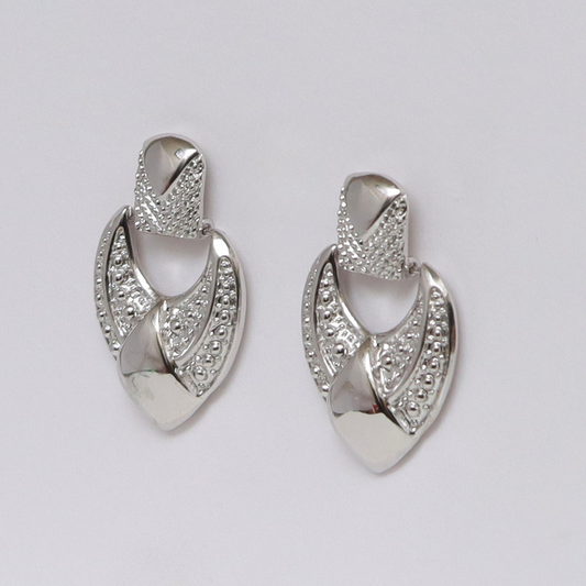 Silver Betel Earring