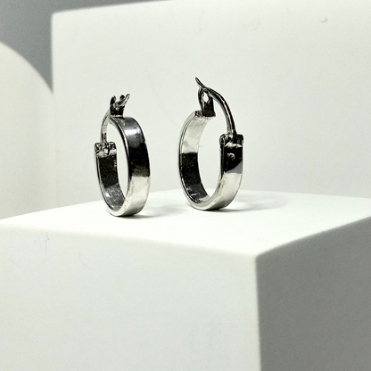 Silver Mini Hoop Earring