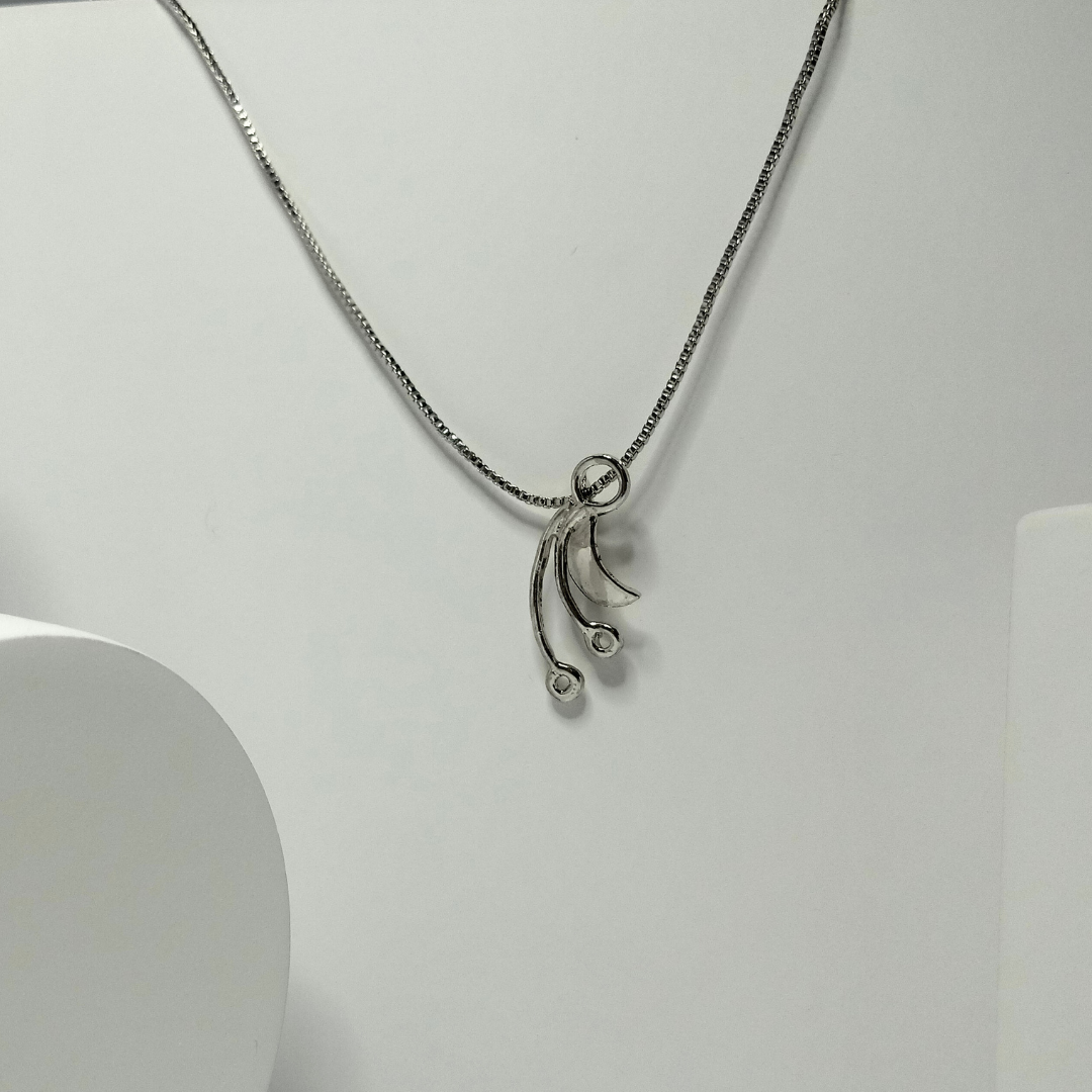 Silver Thread Chain Fruit Pendant