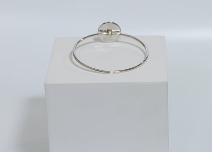 Silver Enamel Bracelet