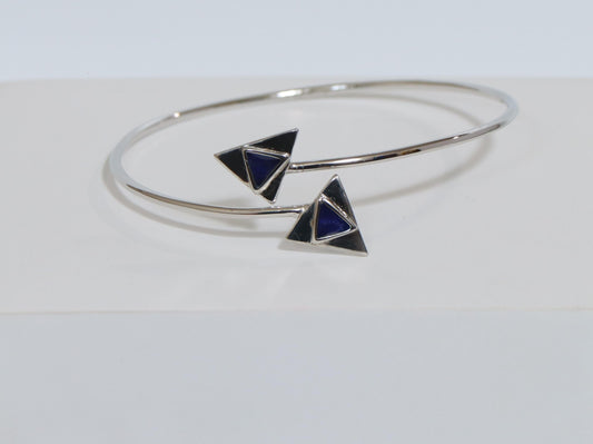 Ternion Enamel Silver Bracelet