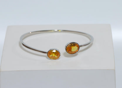 Sunshine Serenity Silver Bracelet